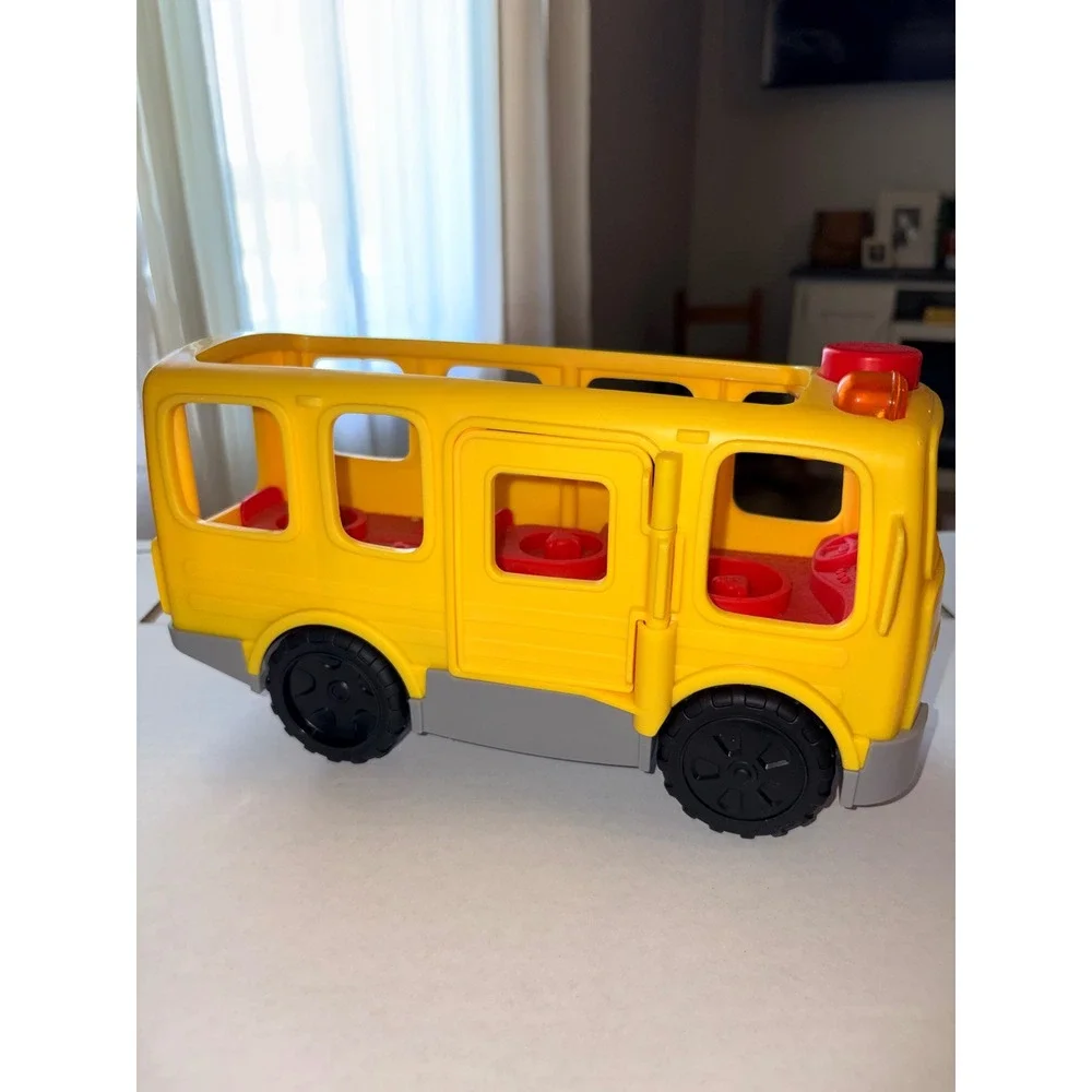 Fisher-Price Little People‎ Sit with Me School Bus Yellow Toy Vehicle GKV45